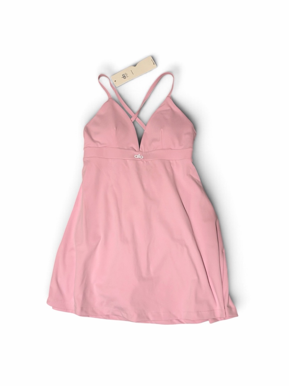 ALO Yoga Pink Airbrush Splendor Dress